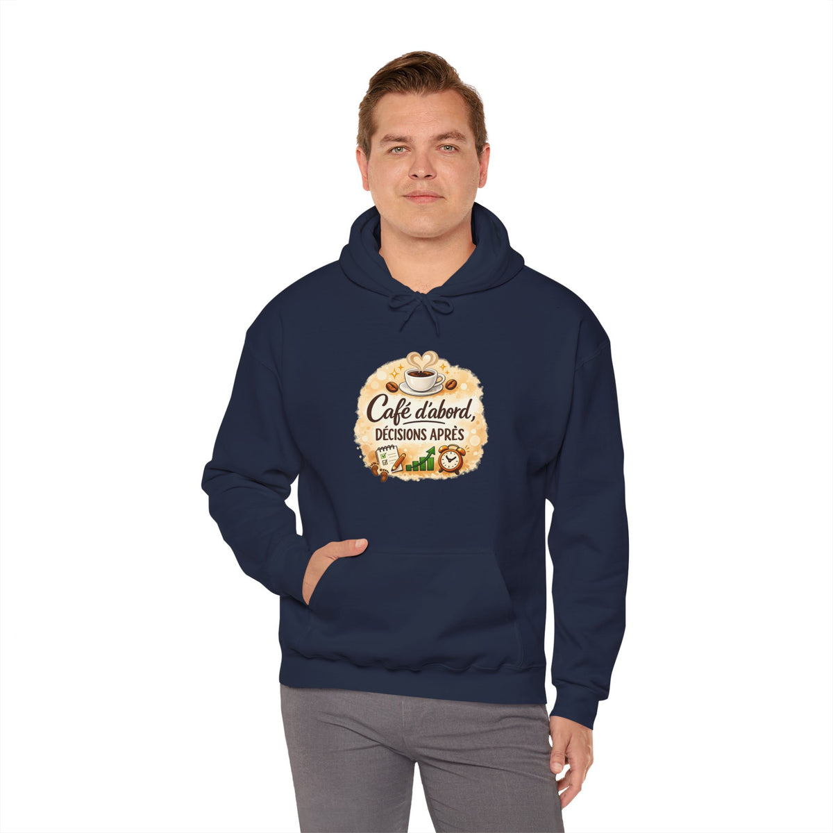 Café d’abord, décisions après – Coffee Lover Hoodie