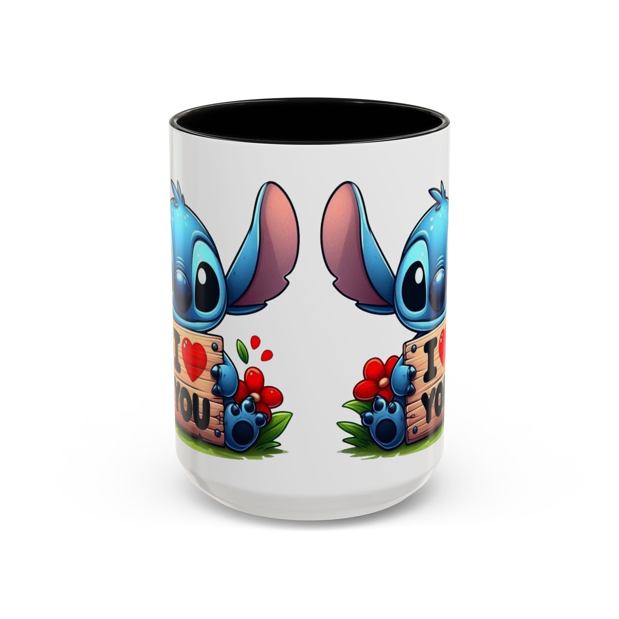 Stitch 'I  You' Accent Coffee Mug — Cute Valentine Gift (11/15oz)