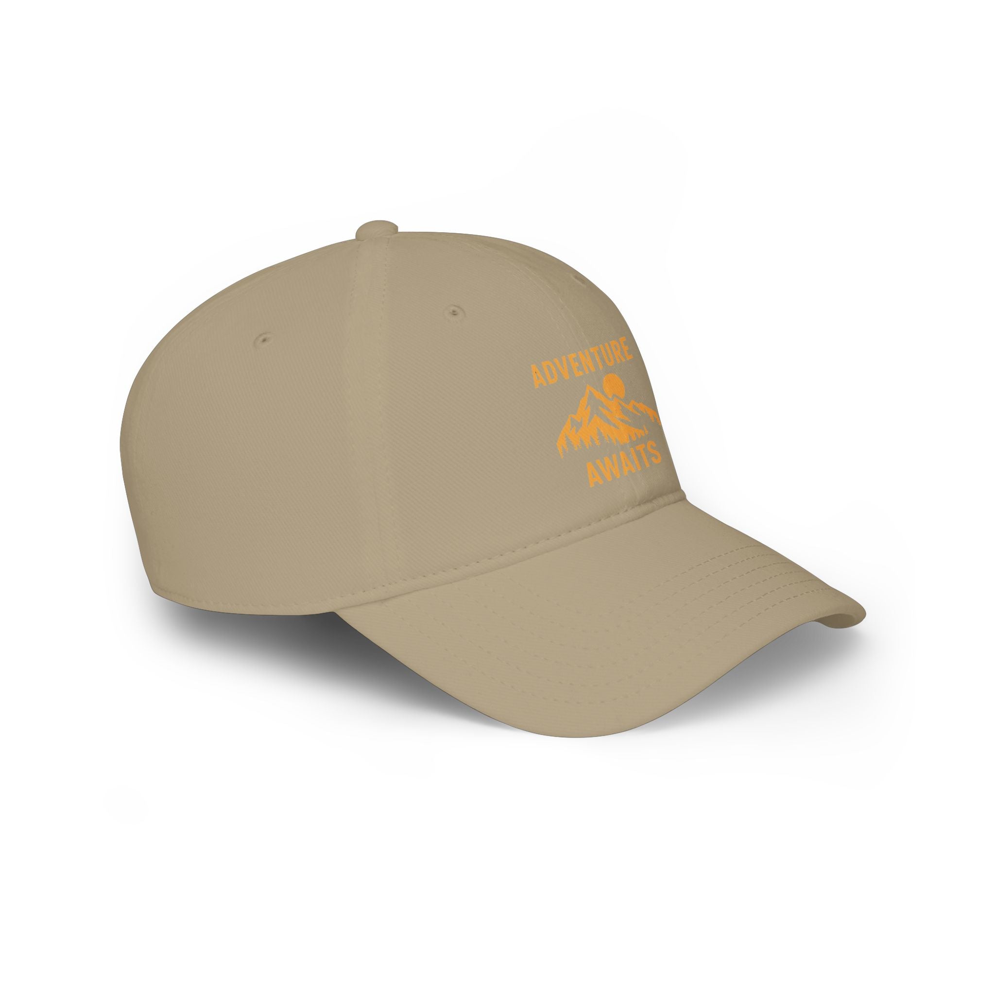 Adventure Awaits Baseball Cap — Mountain Hiking Hat for Outdoor Travel