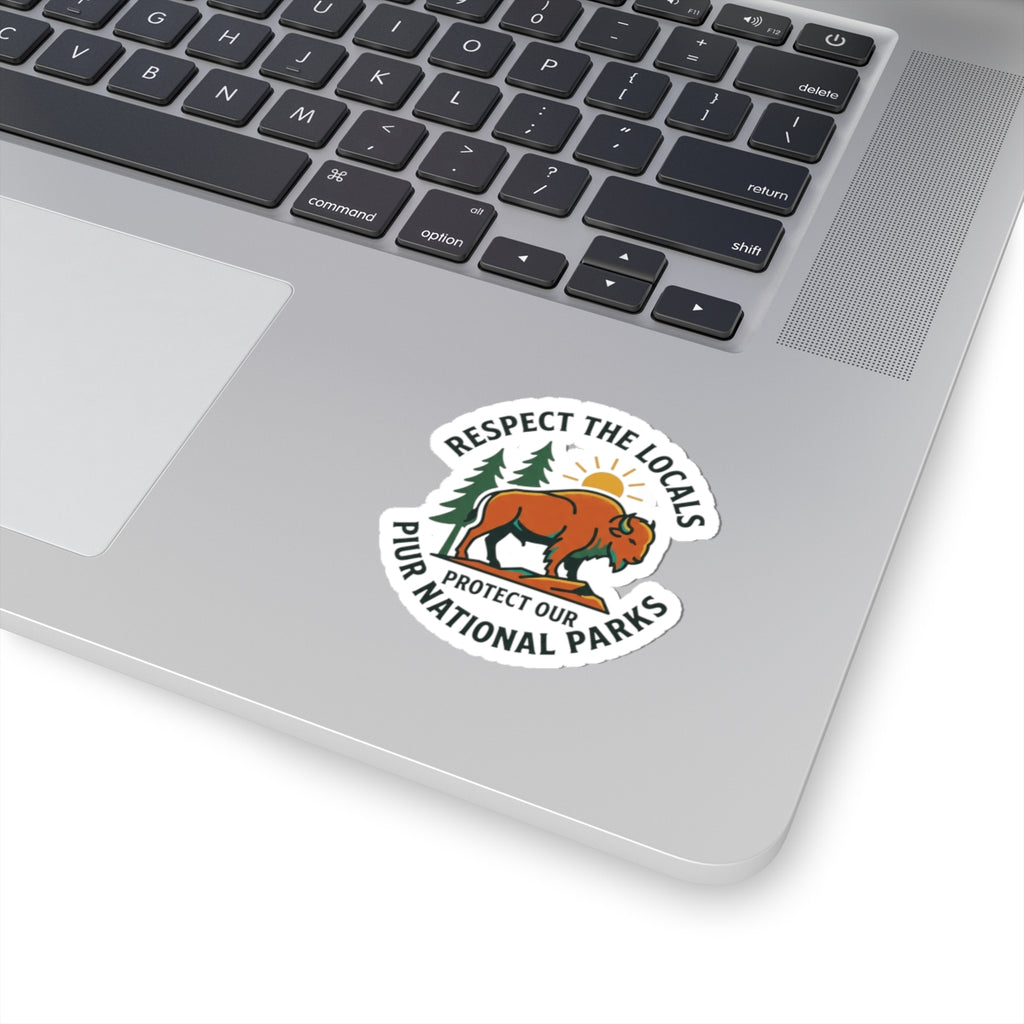 Respect the Locals Bison Sticker | Protect Our National Parks, Leave No Trace