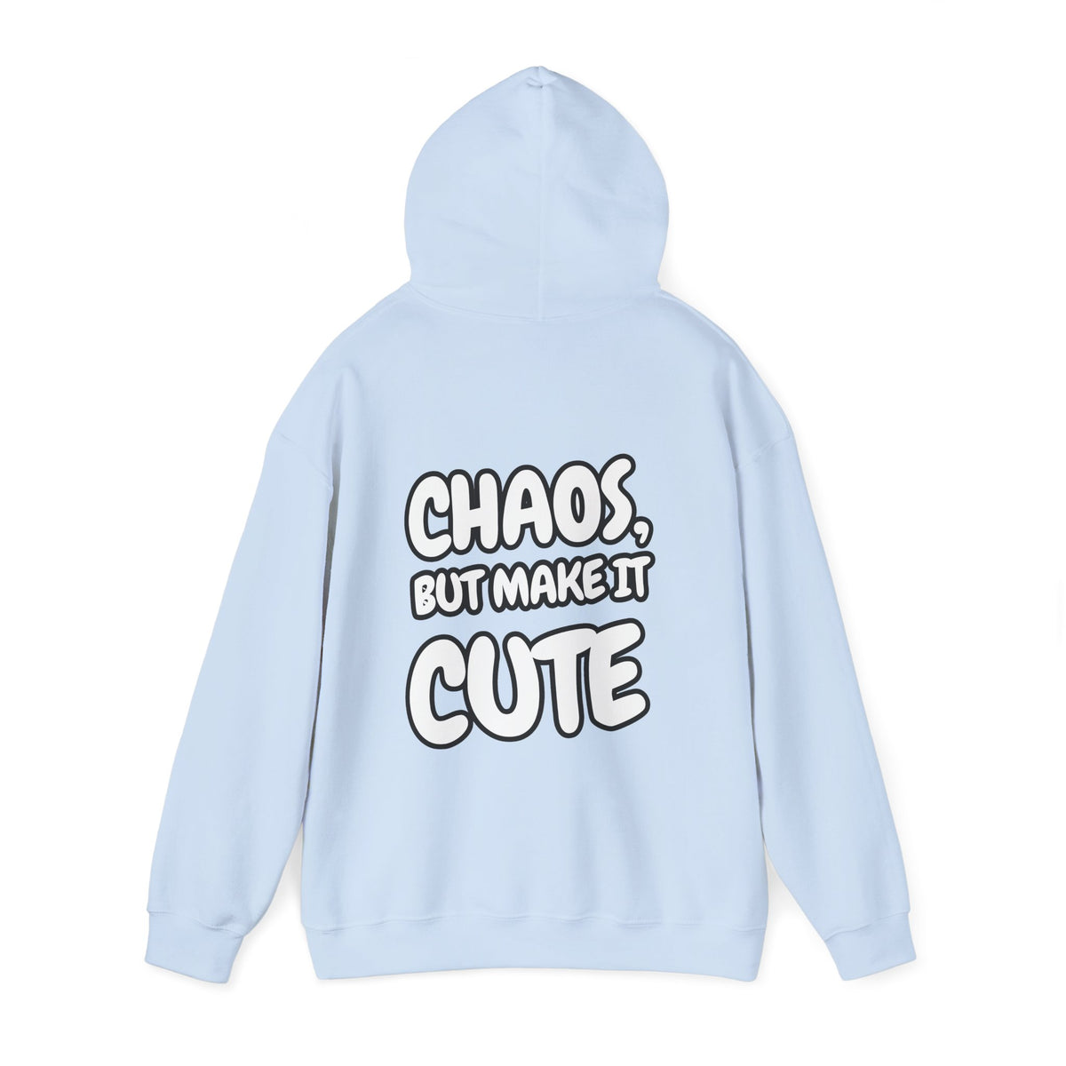 Chaos But Make It Cute Graphic Hoodie