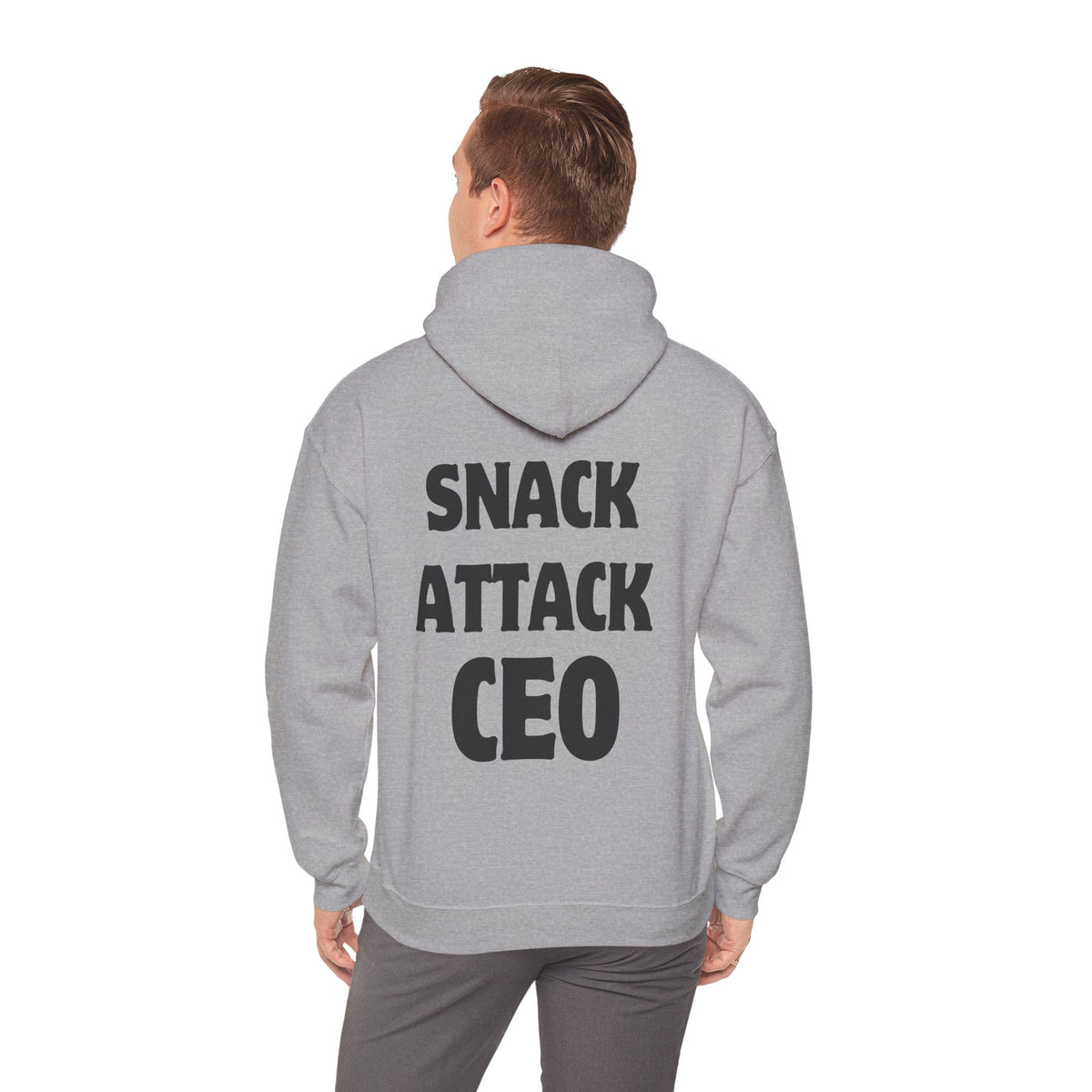 Snack Attack CEO Funny Graphic Hoodie