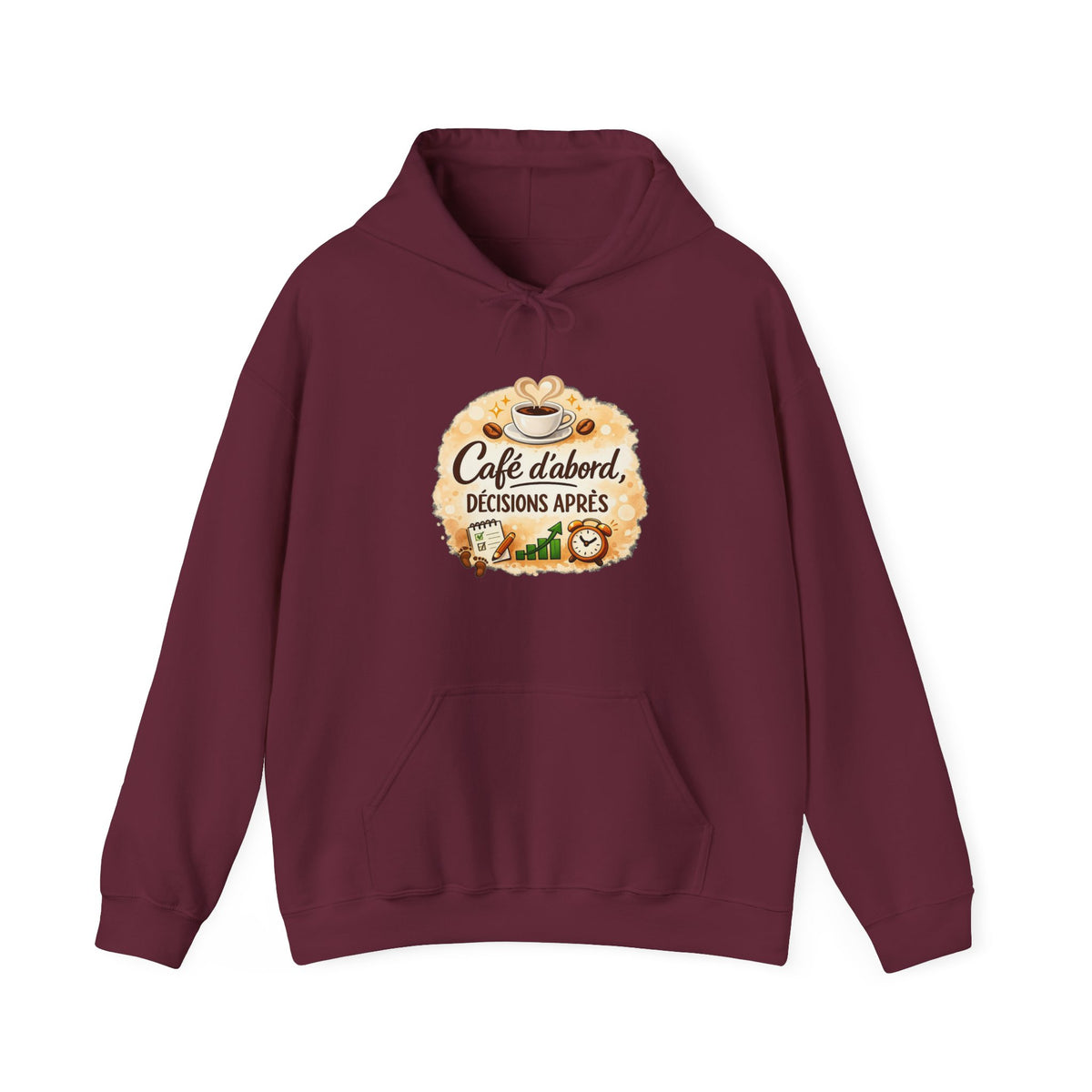 Café d’abord, décisions après – Coffee Lover Hoodie