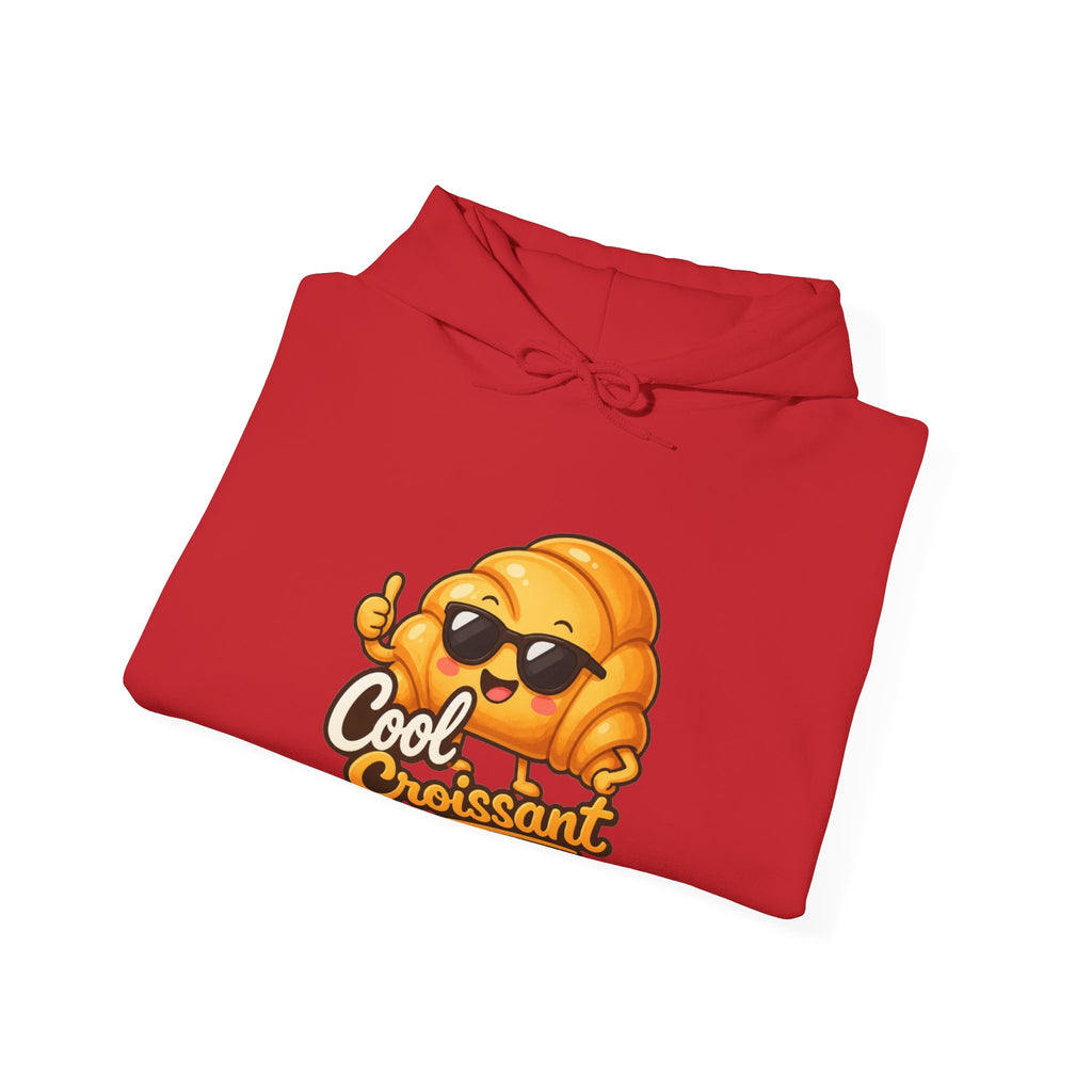 Cool Croissant Graphic Pullover Hoodie – Unisex