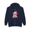 Party Cupcake Graphic Zip-Up Hoodie – Unisex
