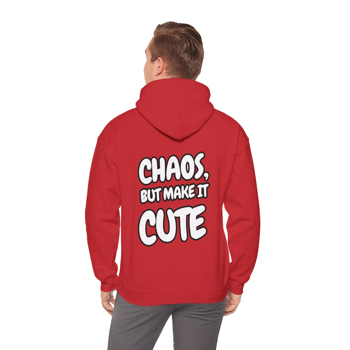 Chaos But Make It Cute Graphic Hoodie