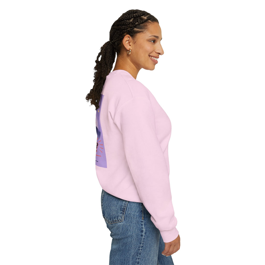 Keep Going Mountain Graphic Crewneck Sweatshirt