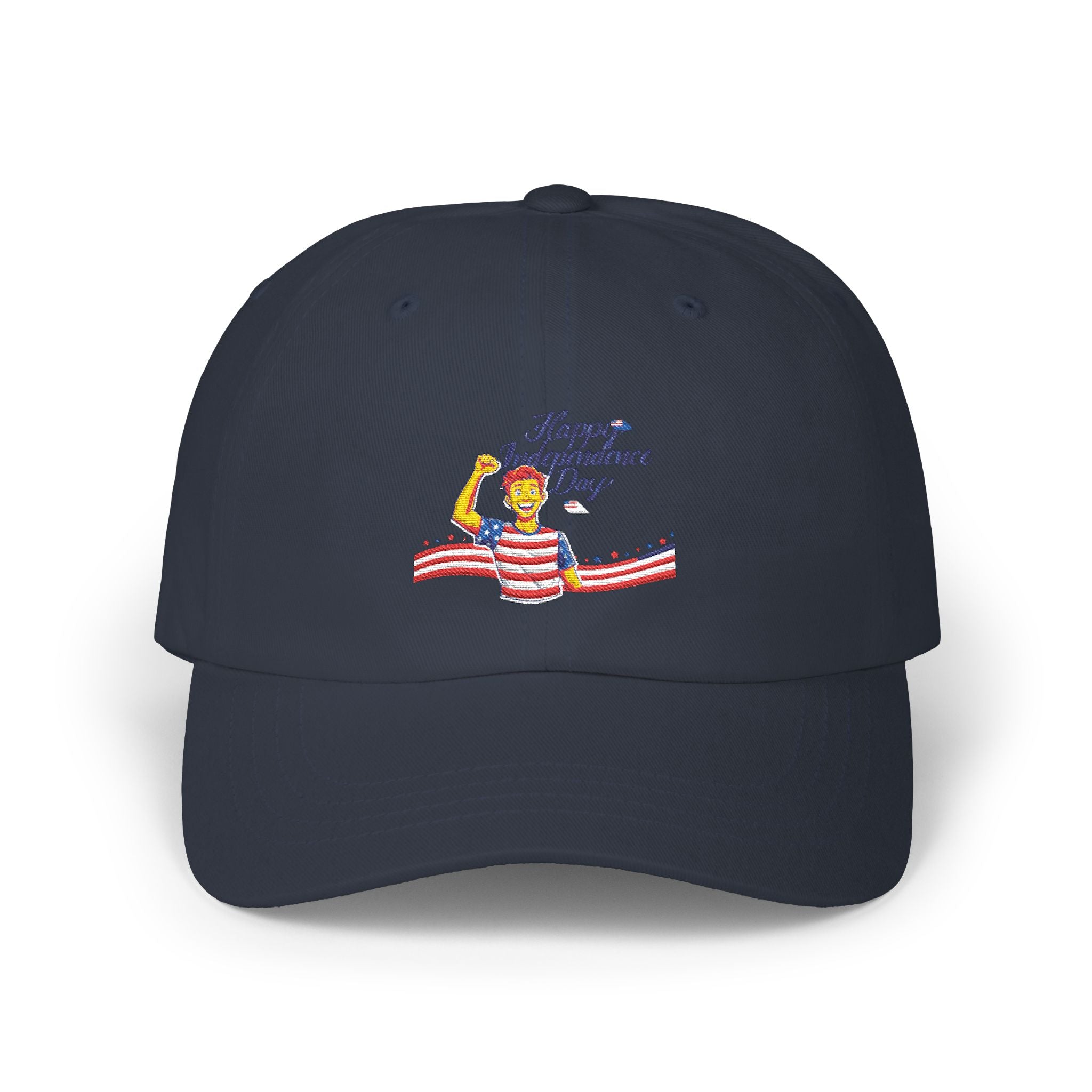 Independence Day Dad Cap – 'Happy Independence Day' Patriotic Baseball Hat