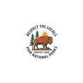 Respect the Locals Bison Sticker | Protect Our National Parks, Leave No Trace