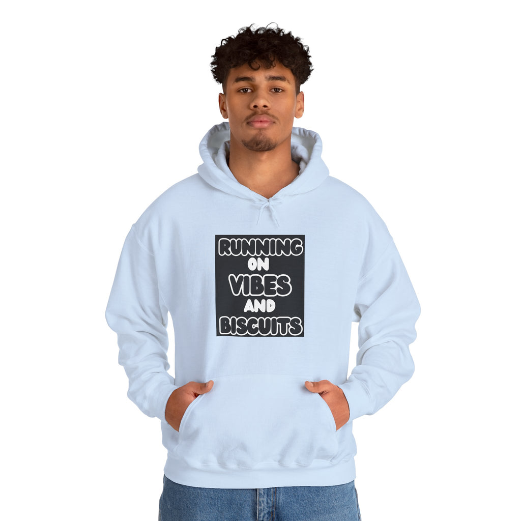 Running On Vibes And Biscuits Graphic Hoodie