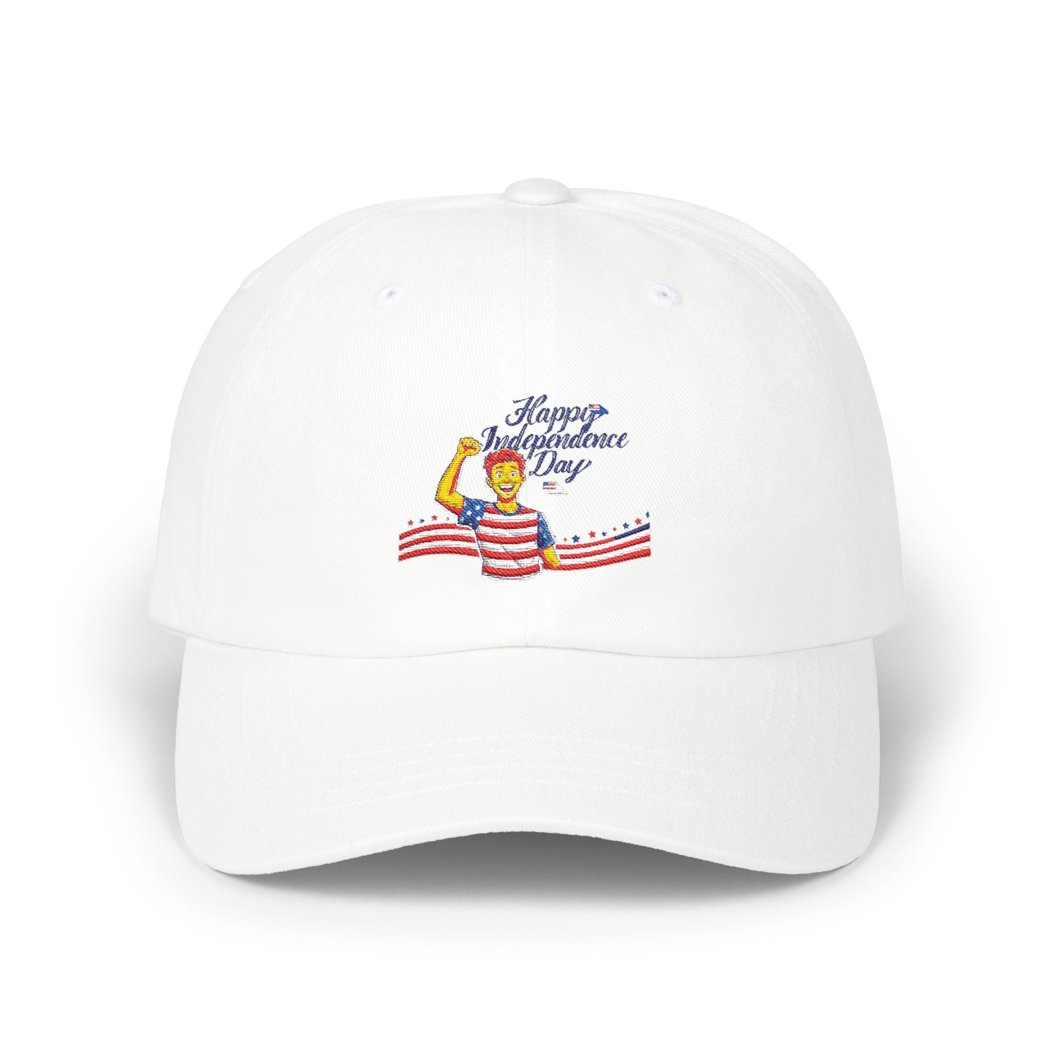 Independence Day Dad Cap – 'Happy Independence Day' Patriotic Baseball Hat