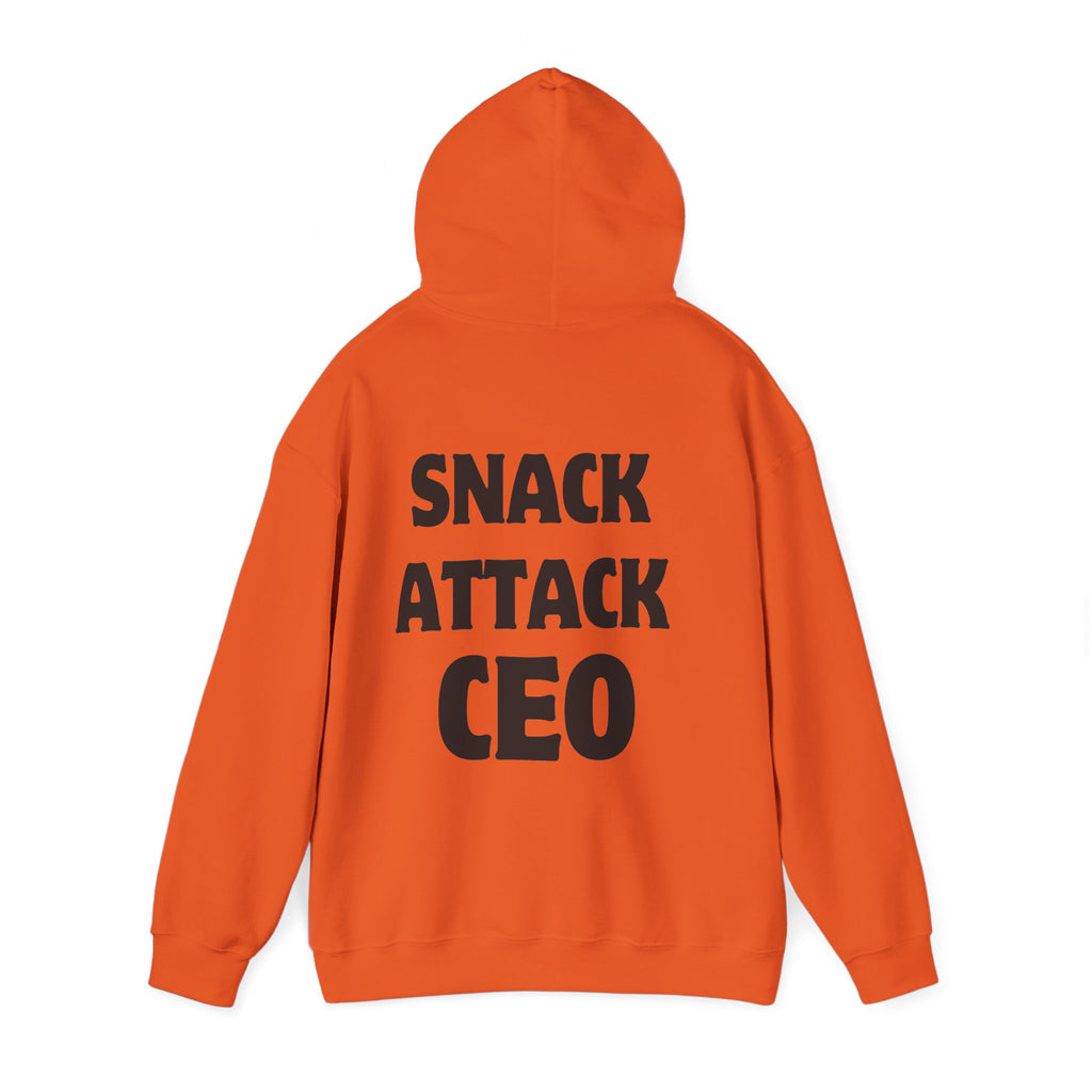 Snack Attack CEO Funny Graphic Hoodie