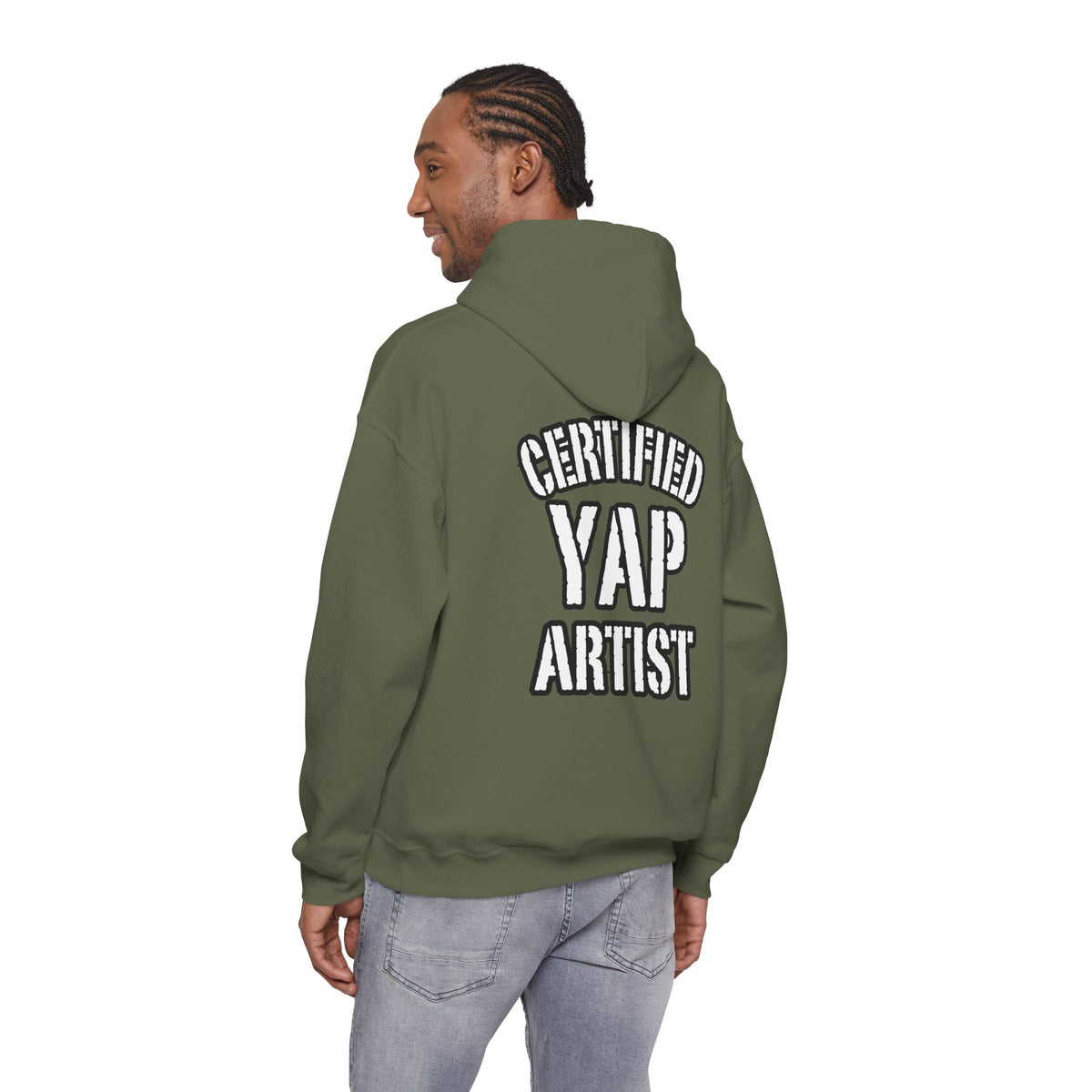 Certified Yap Artist Hoodie — Funny Graphic Hooded Sweatshirt