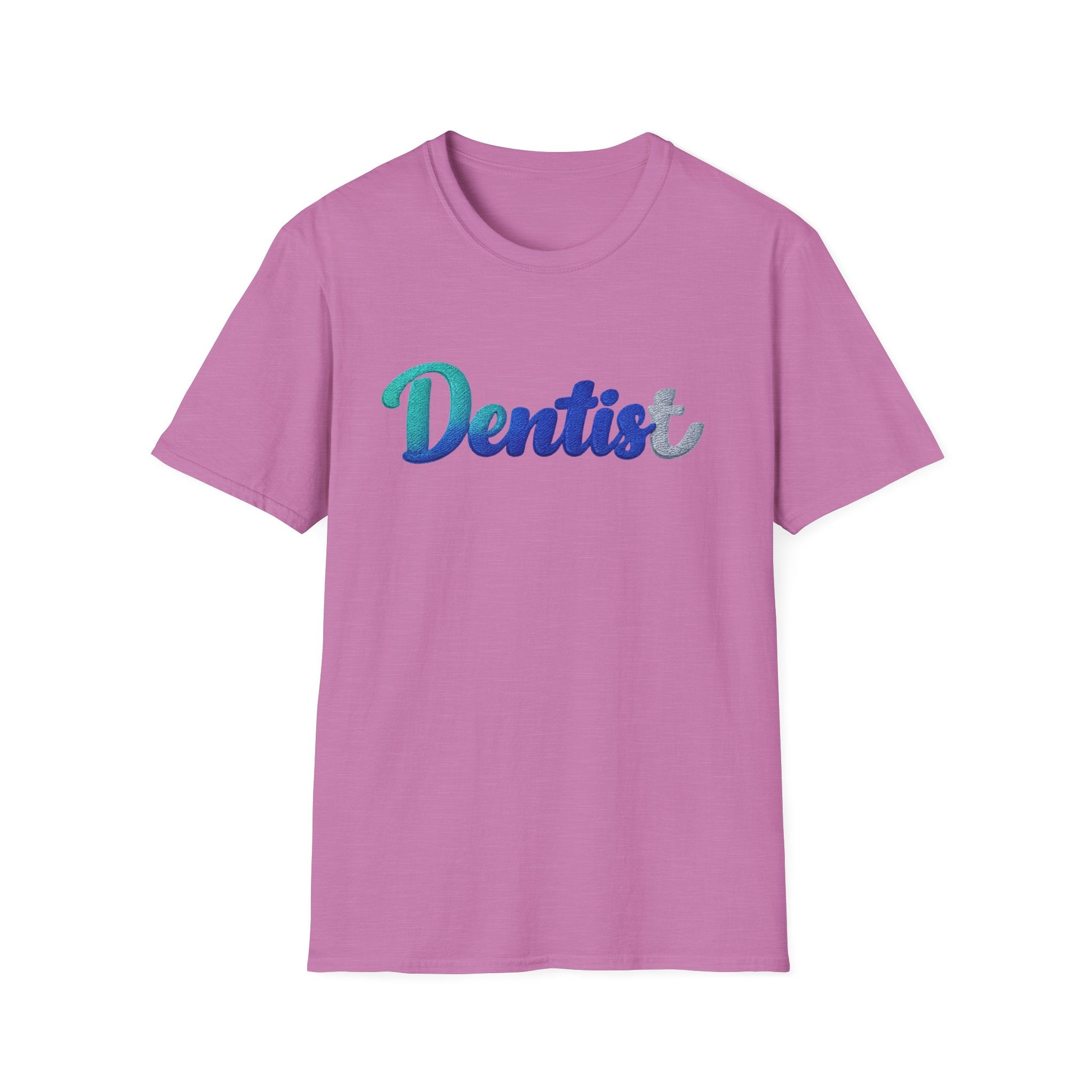 T-shirt dentiste — T-shirt script dentaire en dégradé pour hygiénistes et dentistes