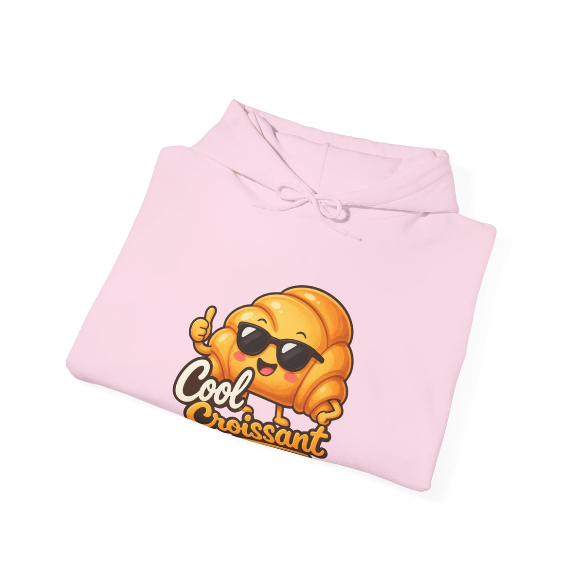 Cool Croissant Graphic Pullover Hoodie – Unisex