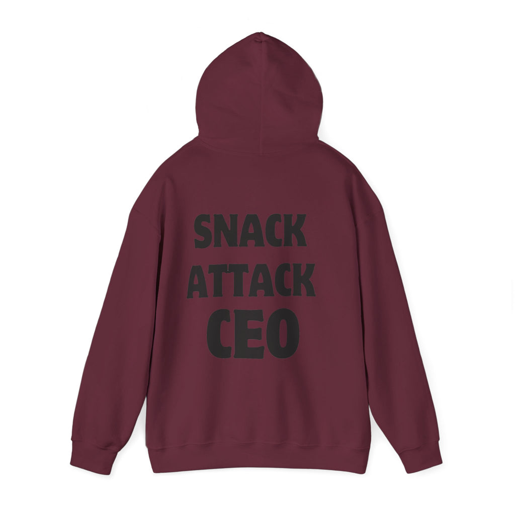 Snack Attack CEO Funny Graphic Hoodie