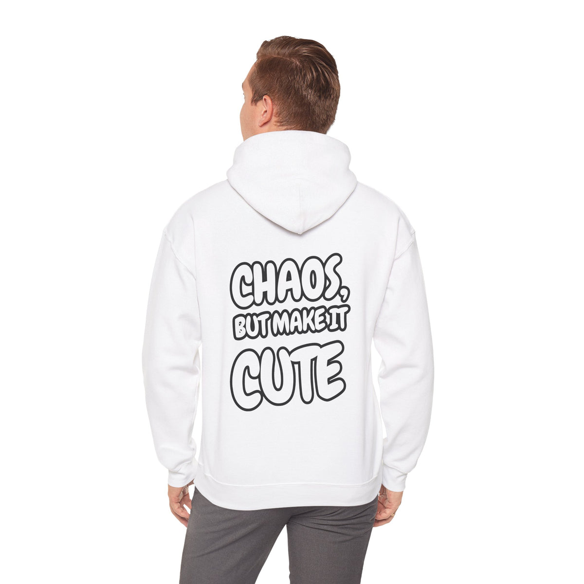 Chaos But Make It Cute Graphic Hoodie