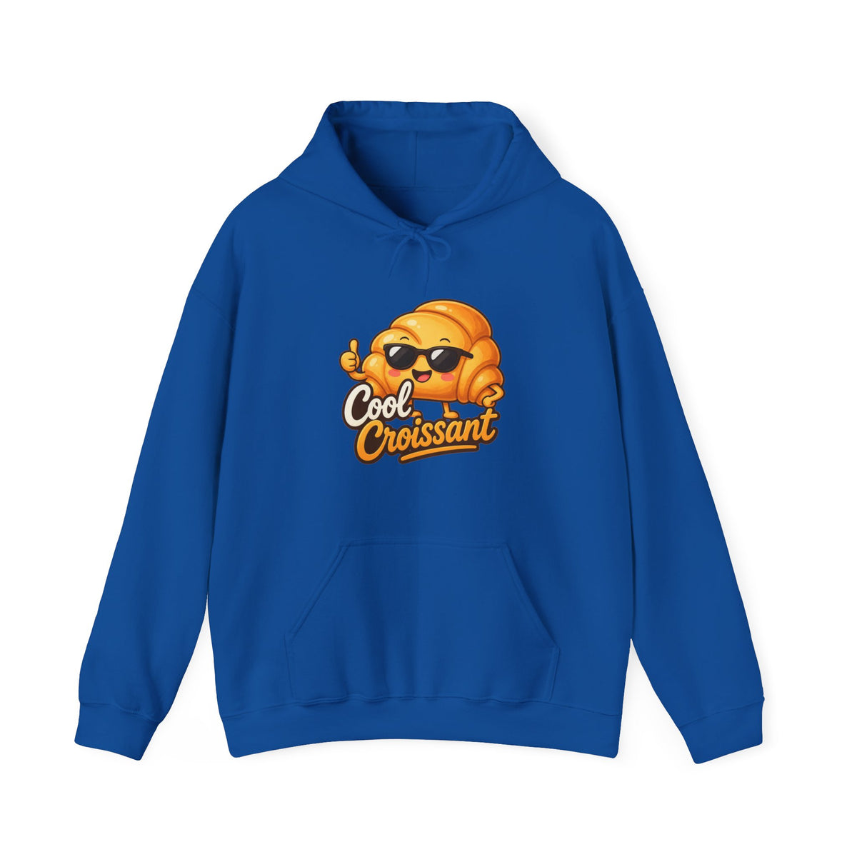 Cool Croissant Graphic Pullover Hoodie – Unisex