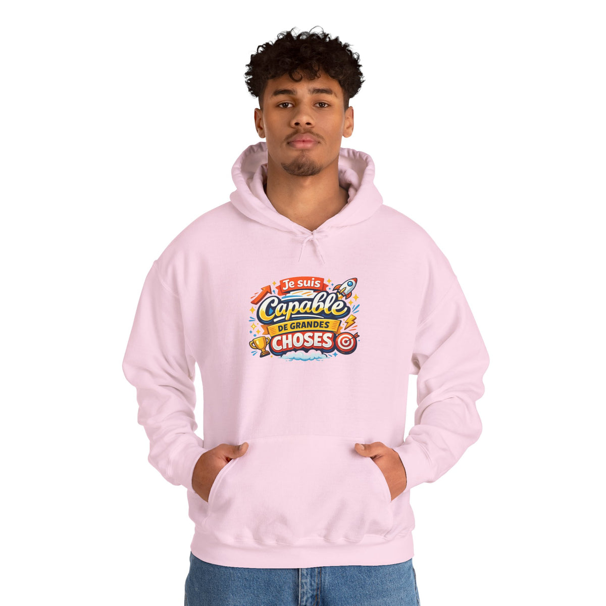 Je Suis Capable de Grandes Choses – French Quote Hoodie