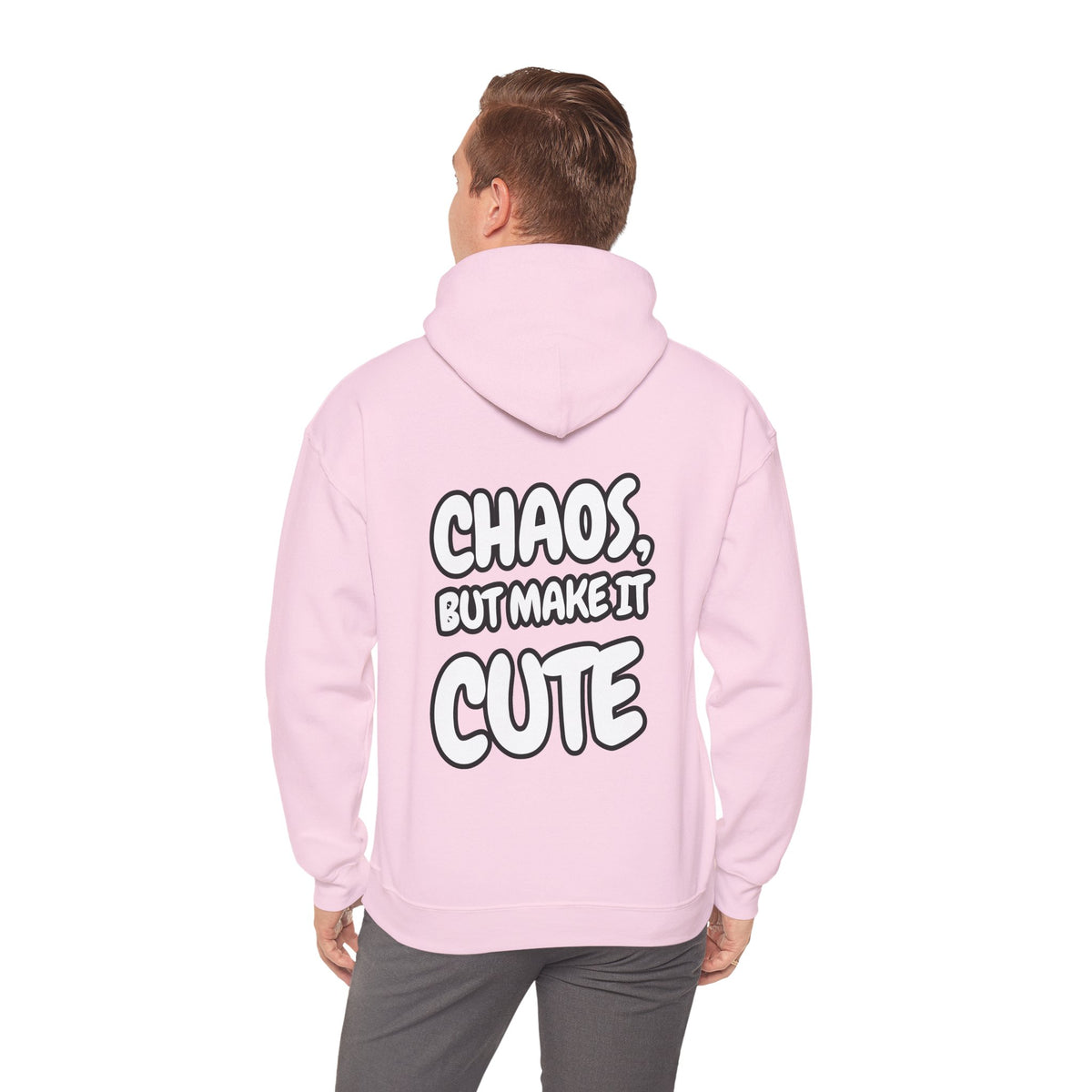 Chaos But Make It Cute Graphic Hoodie