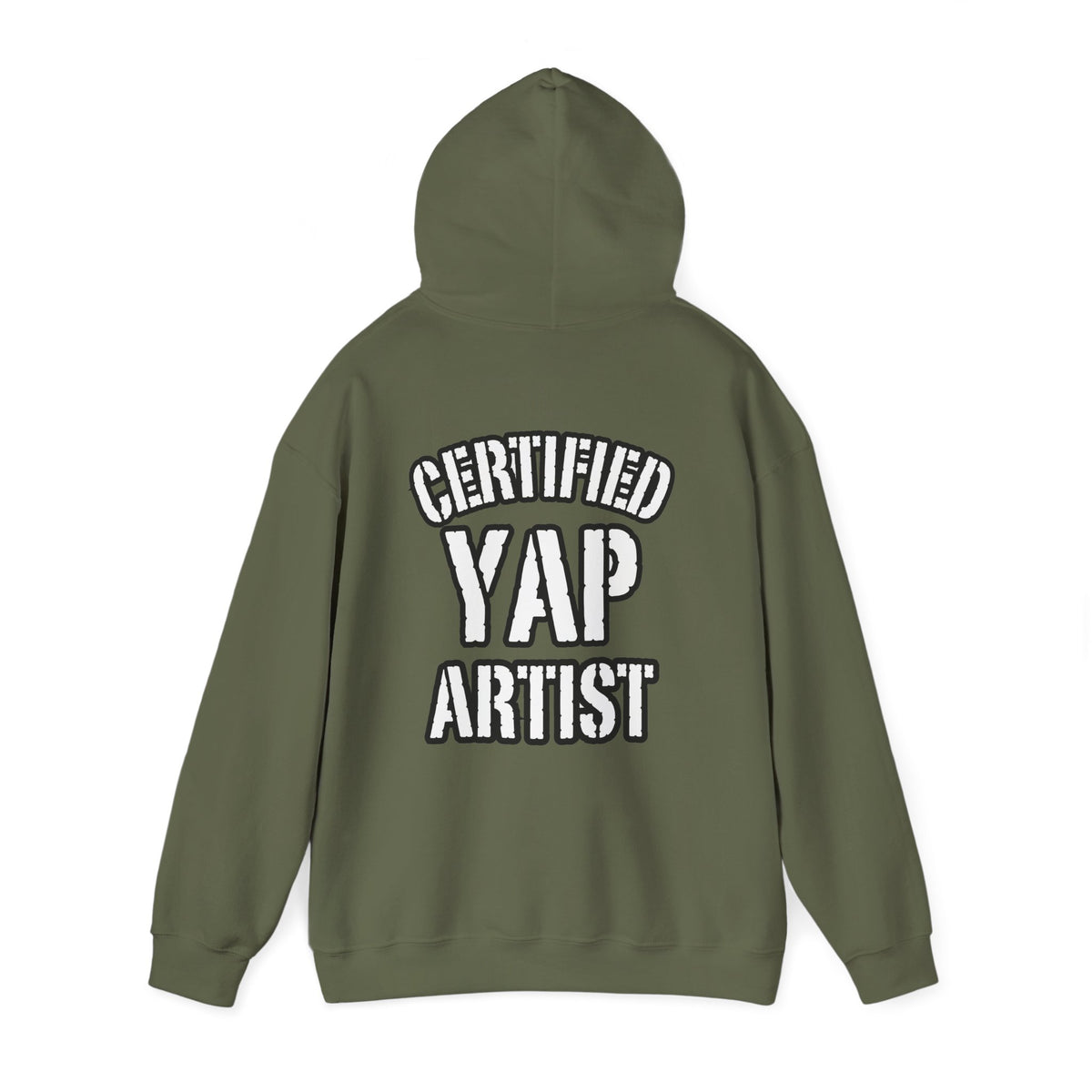 Certified Yap Artist Hoodie — Funny Graphic Hooded Sweatshirt