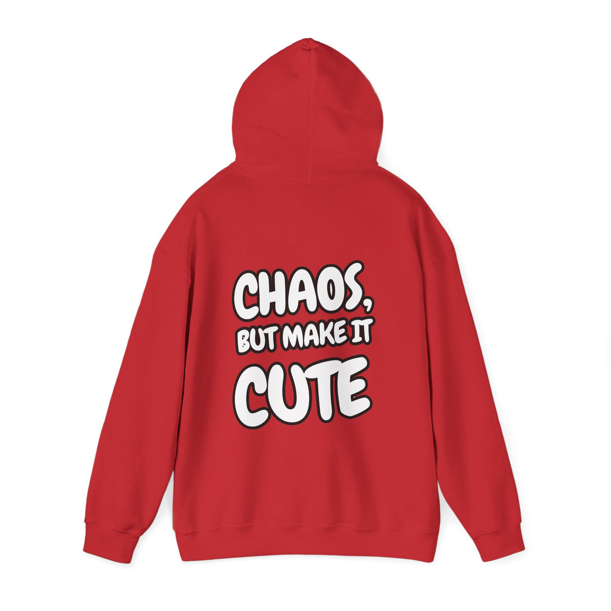 Chaos But Make It Cute Graphic Hoodie