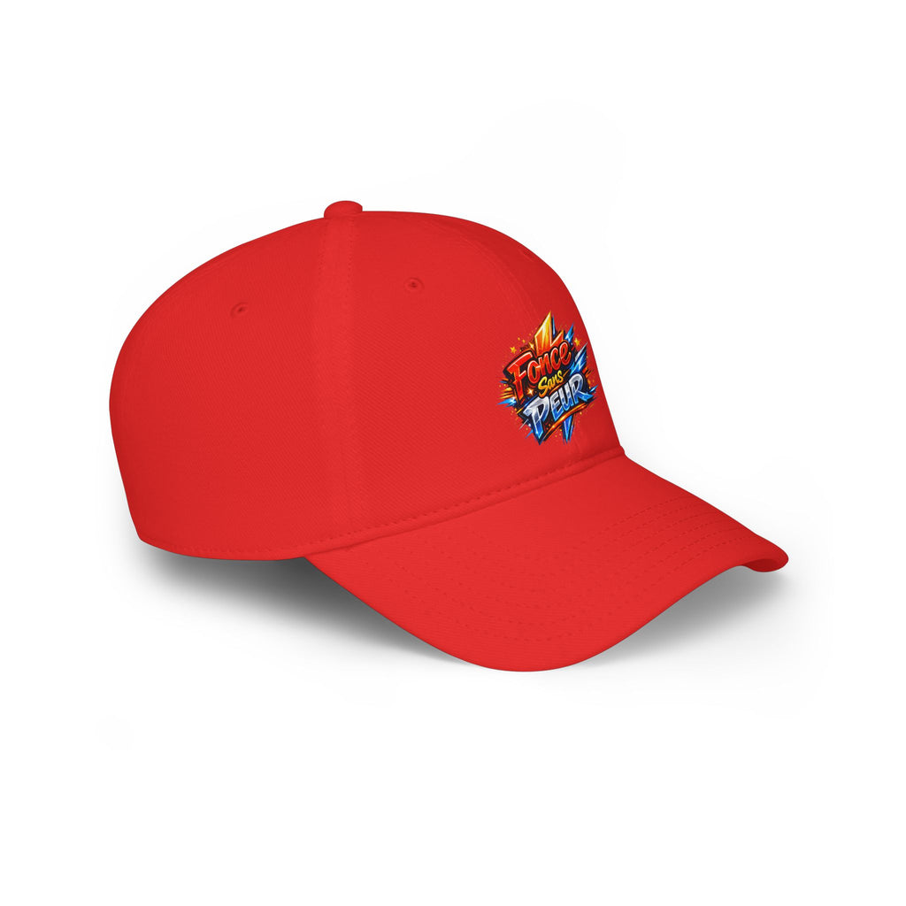 Baseball Cap - "Force Over Fleur" Retro Lightning Logo Embroidered Hat