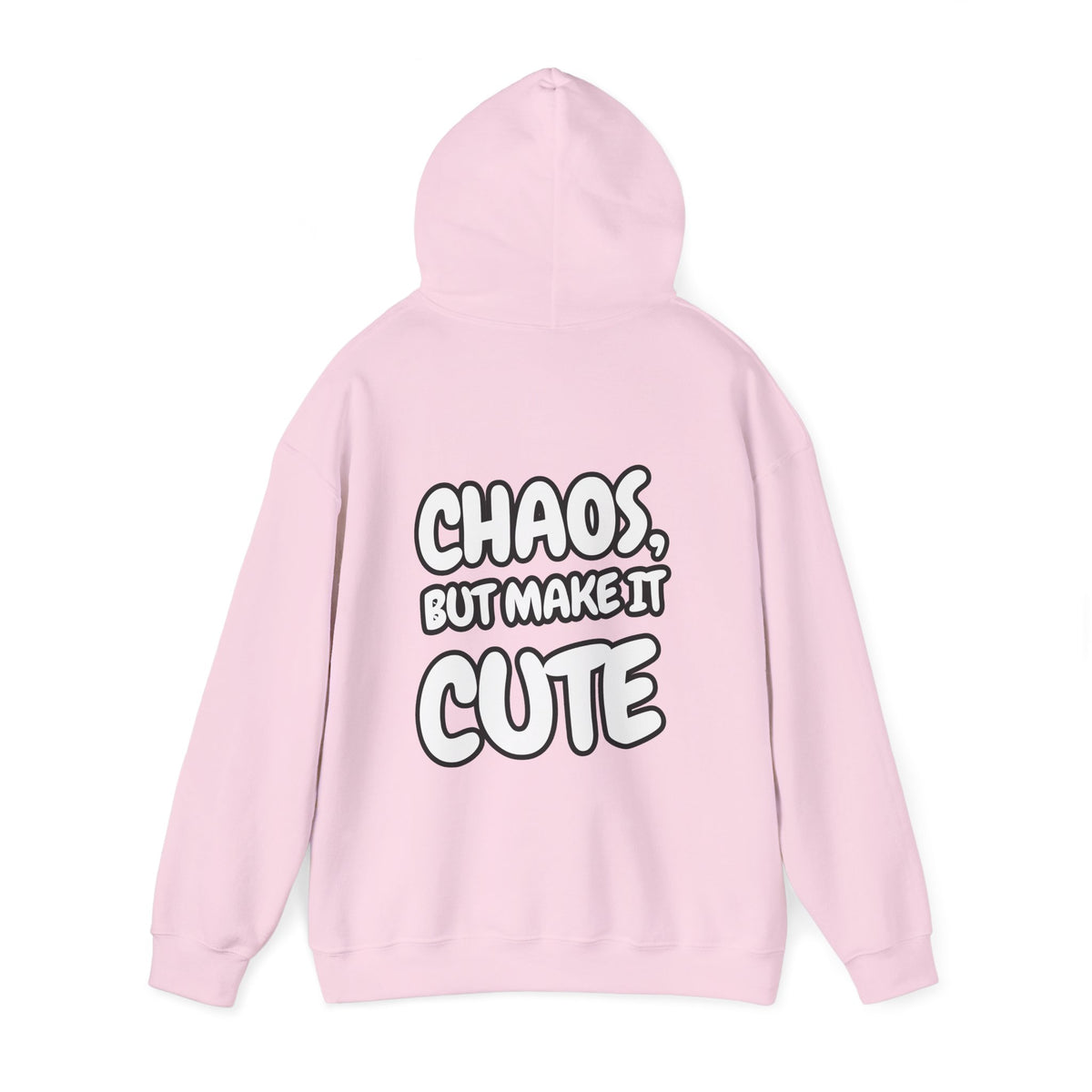 Chaos But Make It Cute Graphic Hoodie
