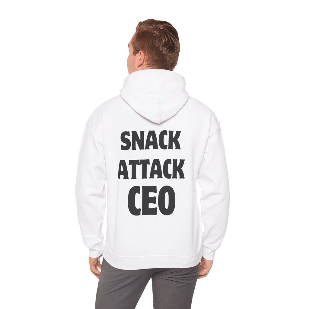 Snack Attack CEO Funny Graphic Hoodie