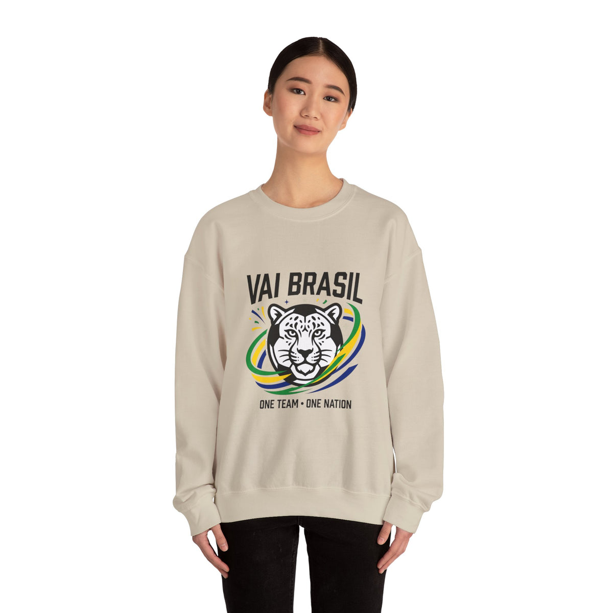 Sweat-shirt avec tigre du football brésilien