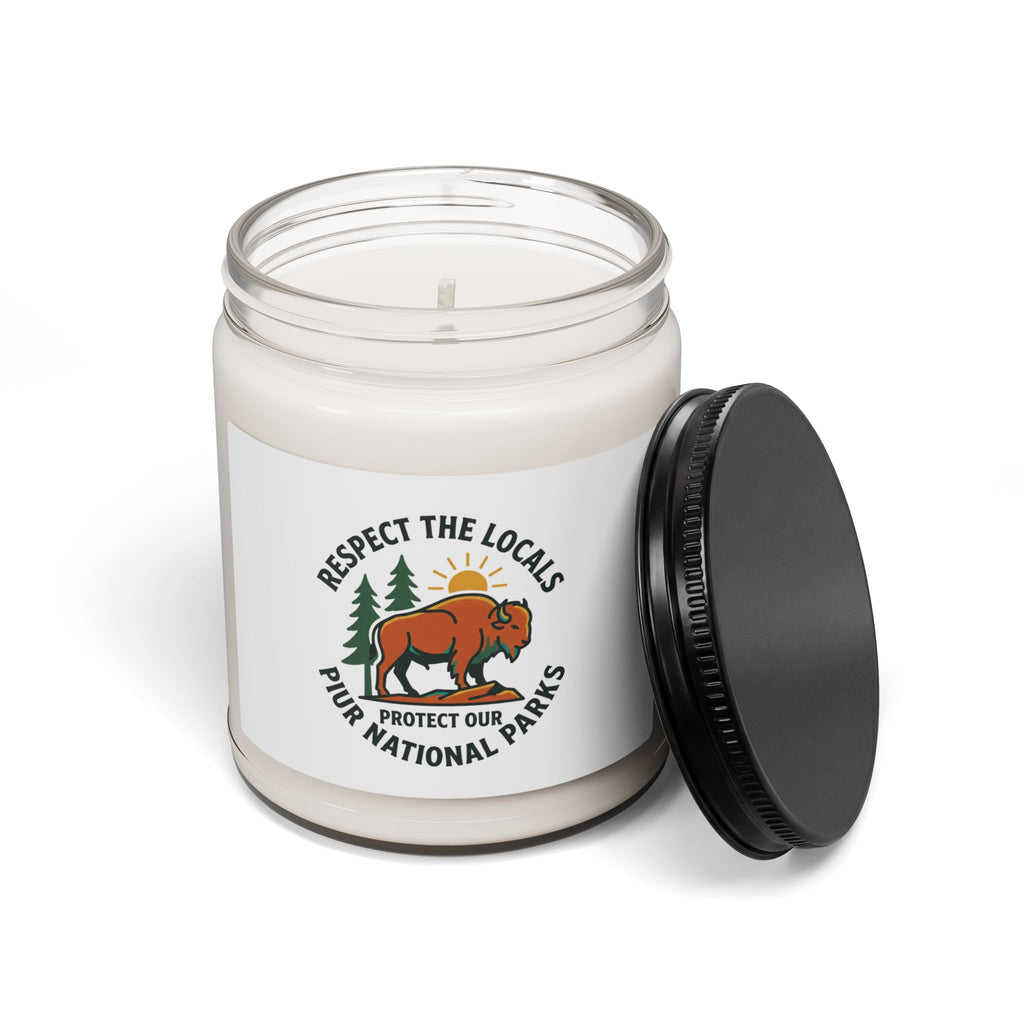 Respect the Locals Bison Candle, Protect Our National Parks | Eco Soy