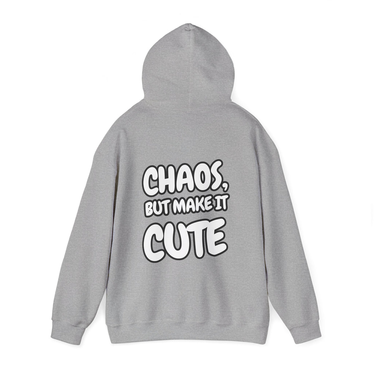 Chaos But Make It Cute Graphic Hoodie