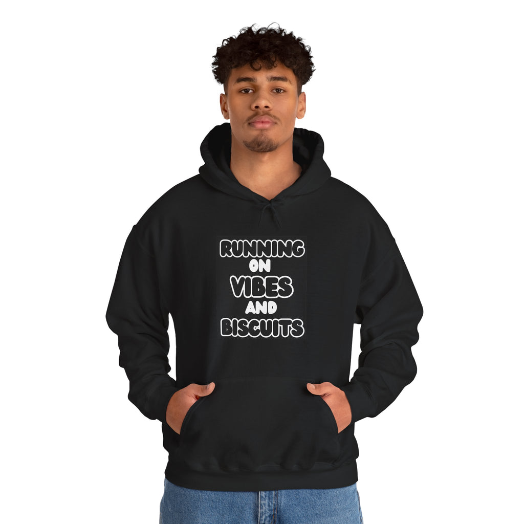 Running On Vibes And Biscuits Graphic Hoodie