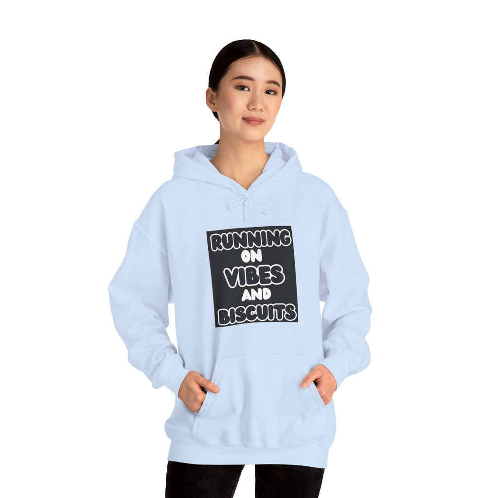 Running On Vibes And Biscuits Graphic Hoodie