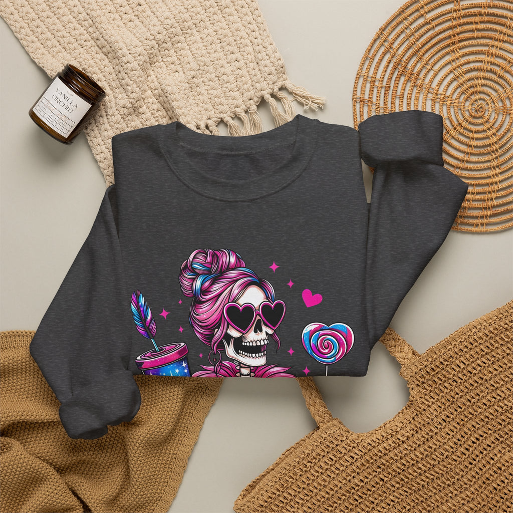 Broke and Bougie Skeleton Crewneck Sweatshirt