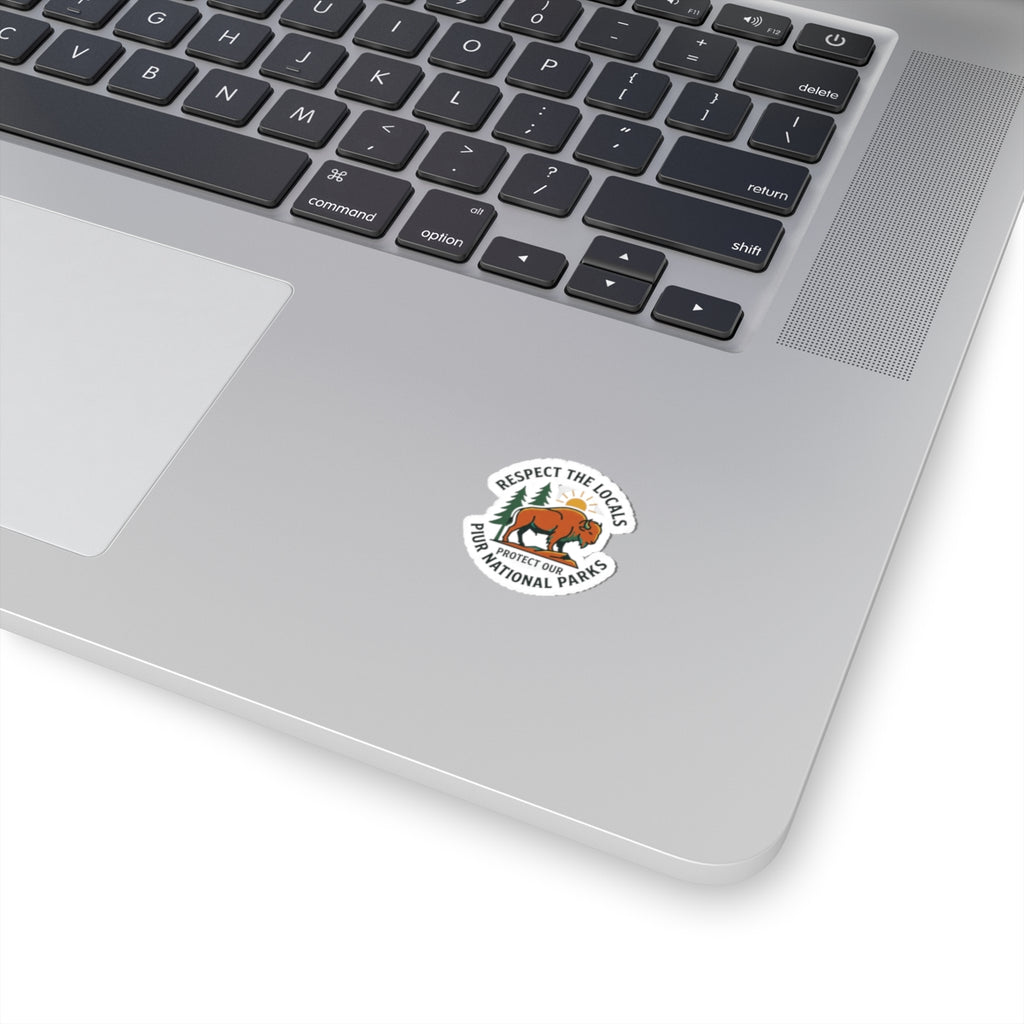 Respect the Locals Bison Sticker | Protect Our National Parks, Leave No Trace