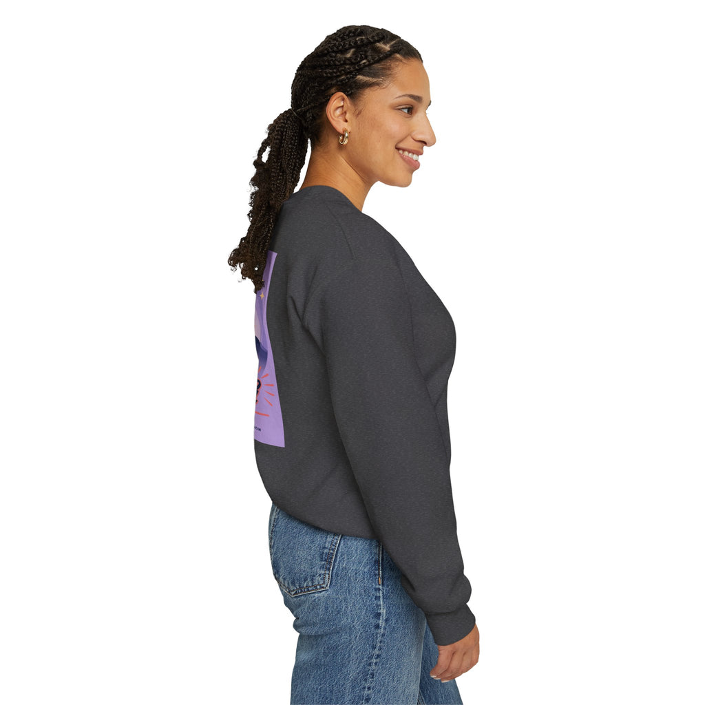 Keep Going Mountain Graphic Crewneck Sweatshirt