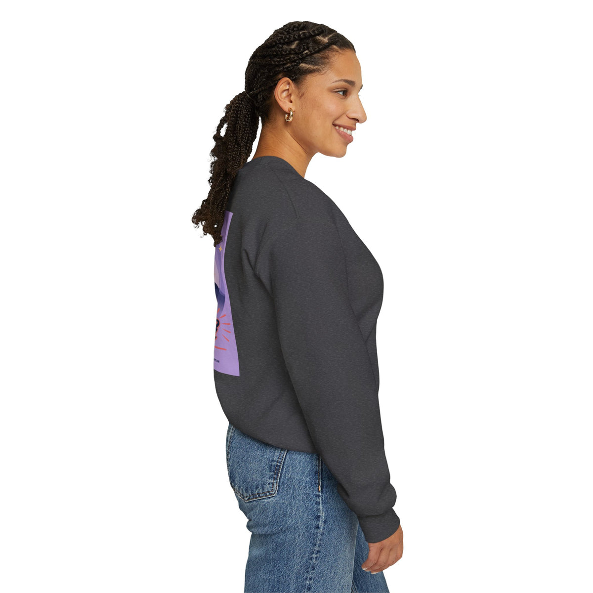 Keep Going Mountain Graphic Crewneck Sweatshirt