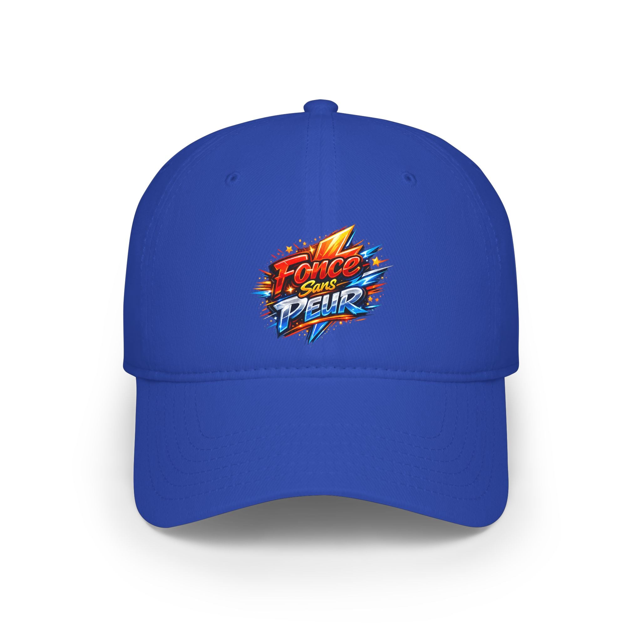 Baseball Cap - "Force Over Fleur" Retro Lightning Logo Embroidered Hat