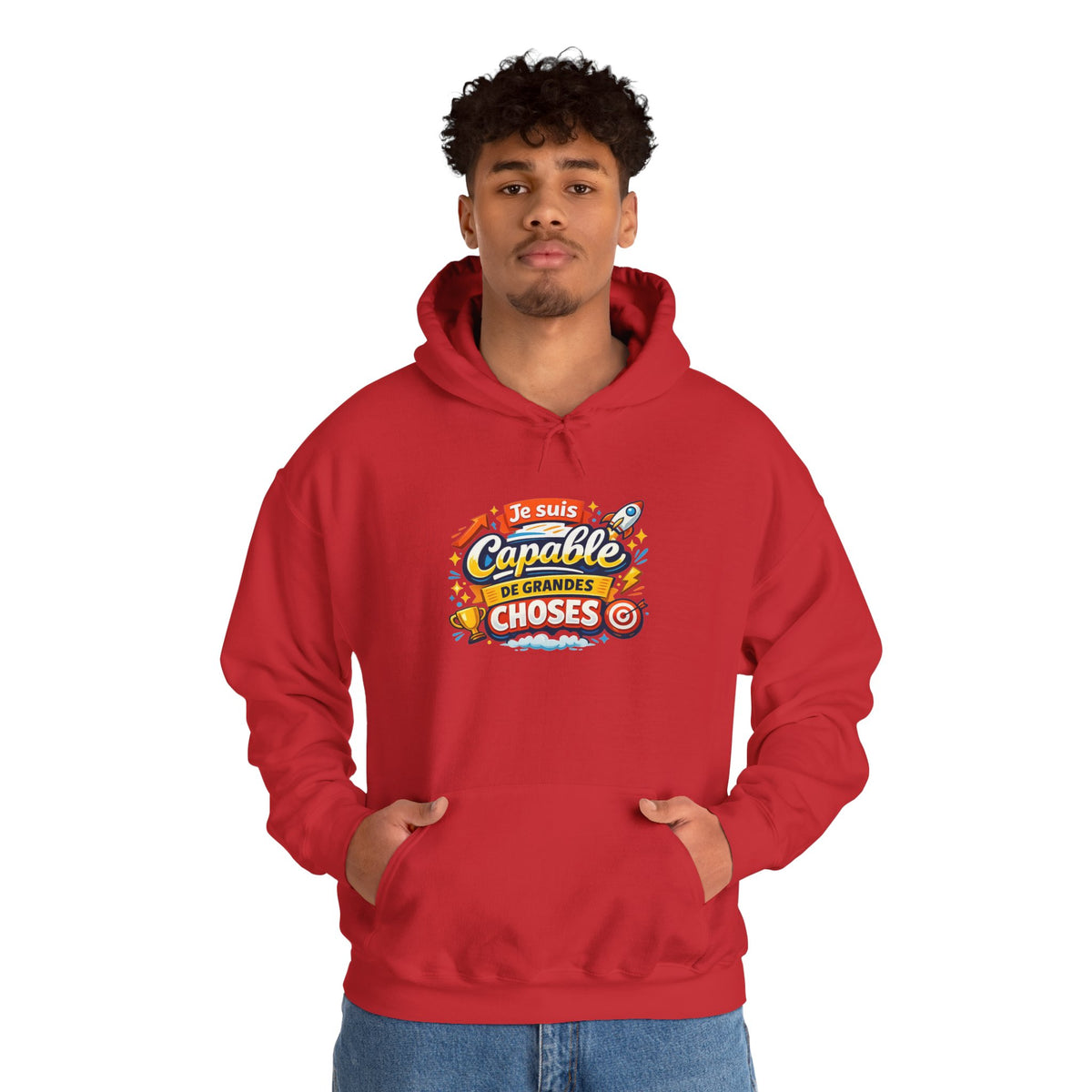 Je Suis Capable de Grandes Choses – French Quote Hoodie