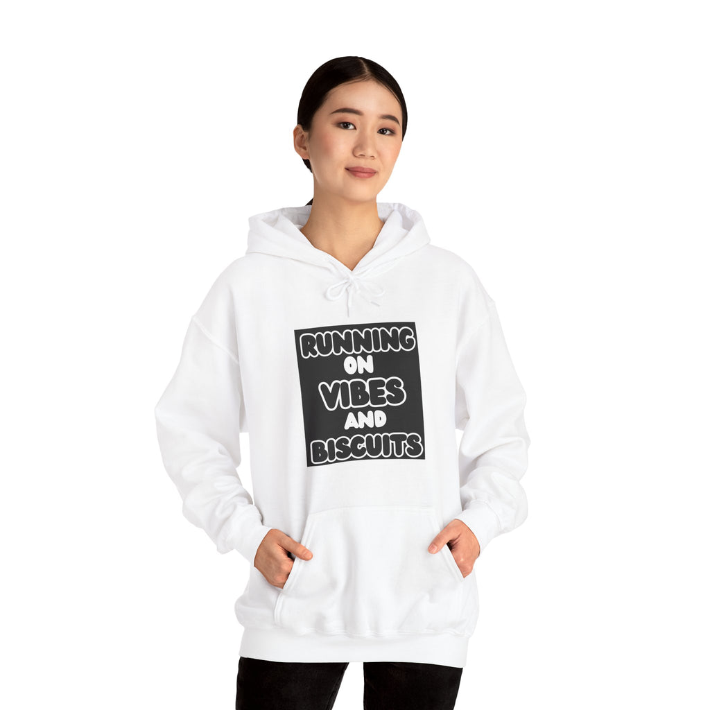 Running On Vibes And Biscuits Graphic Hoodie
